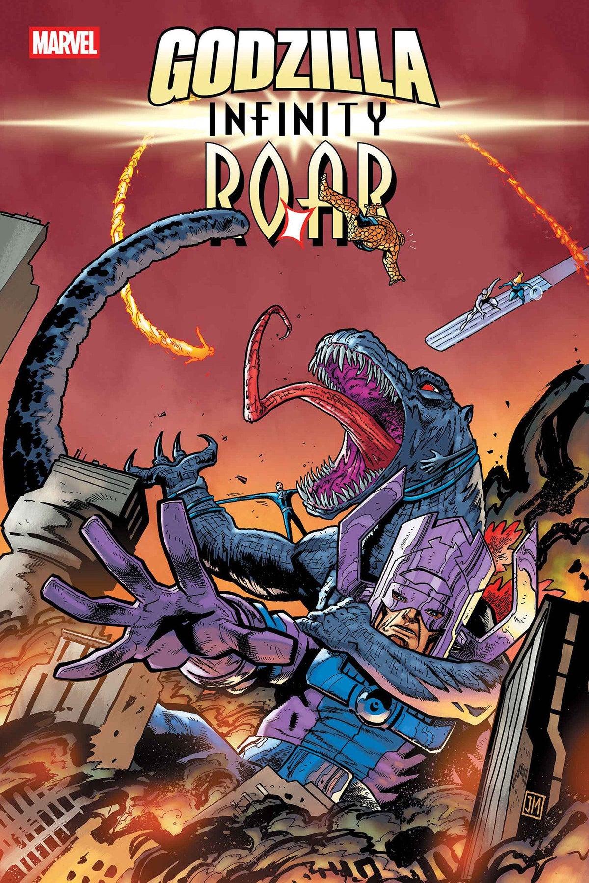 Godzilla: Rugido Infinito #2 Variantes de Justin Mason