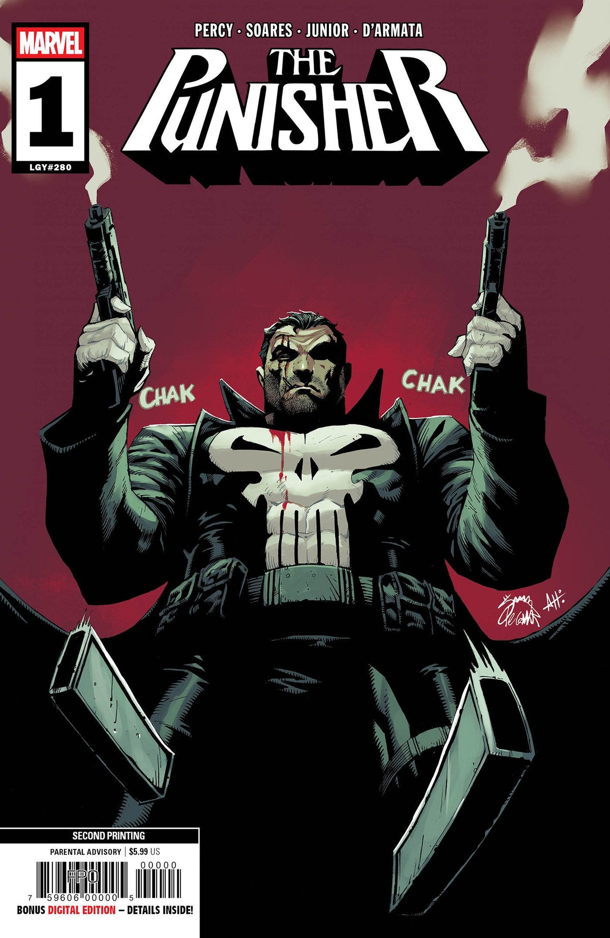 Punisher #1 Ryan Stegman 2ª Edición Variante