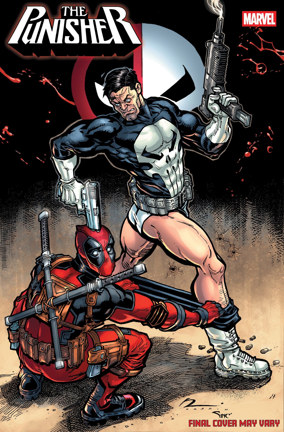 Punisher #2 Chad Hardin Portada variante del Día de los Inocentes