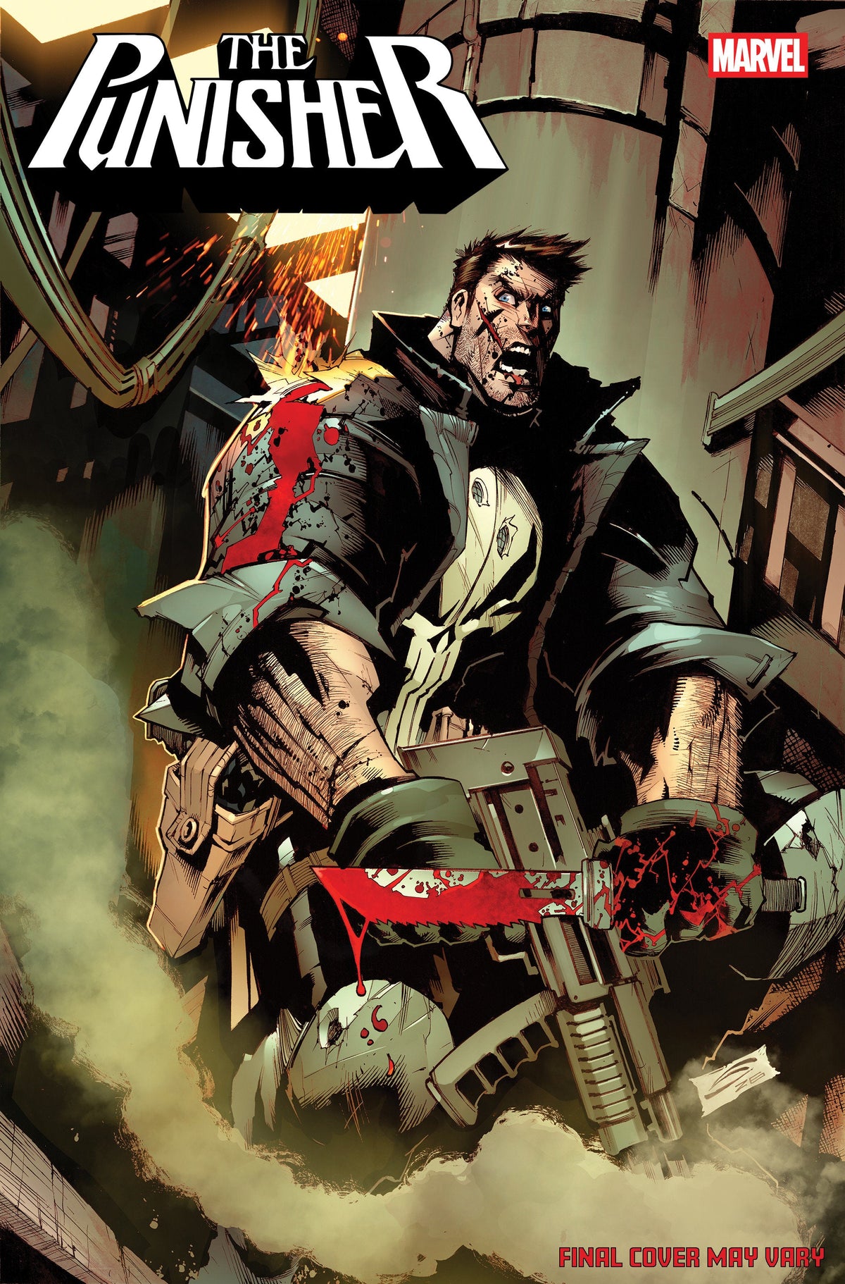 Punisher #3 Portada alternativa de Gerardo Sandoval