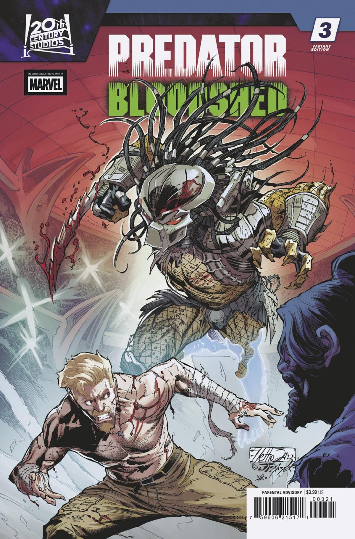 Predator: Carnicería #3 Variante de Netho Diaz