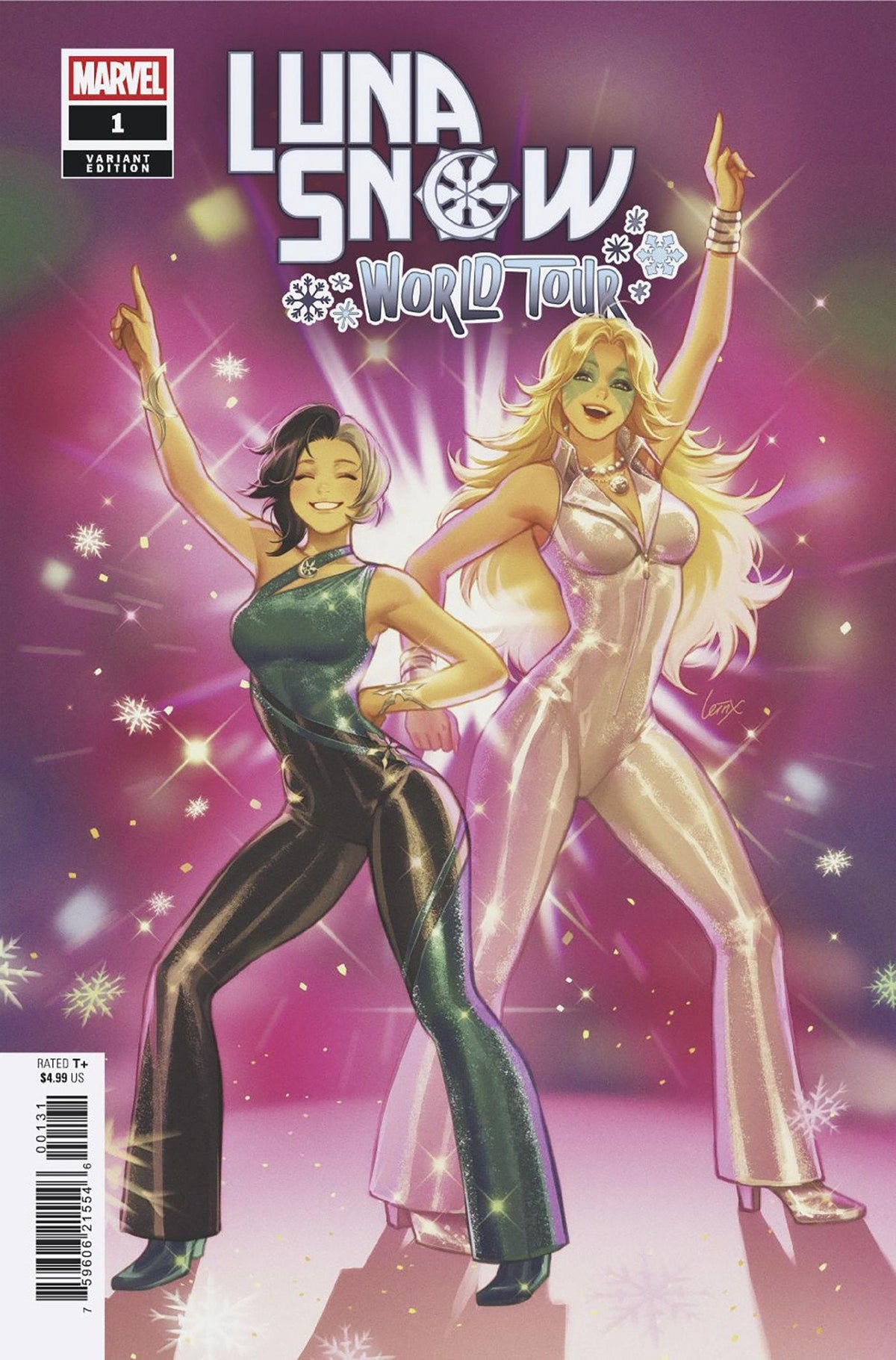 Luna Snow: Gira Mundial #1 Portada Alternativa de Leirix