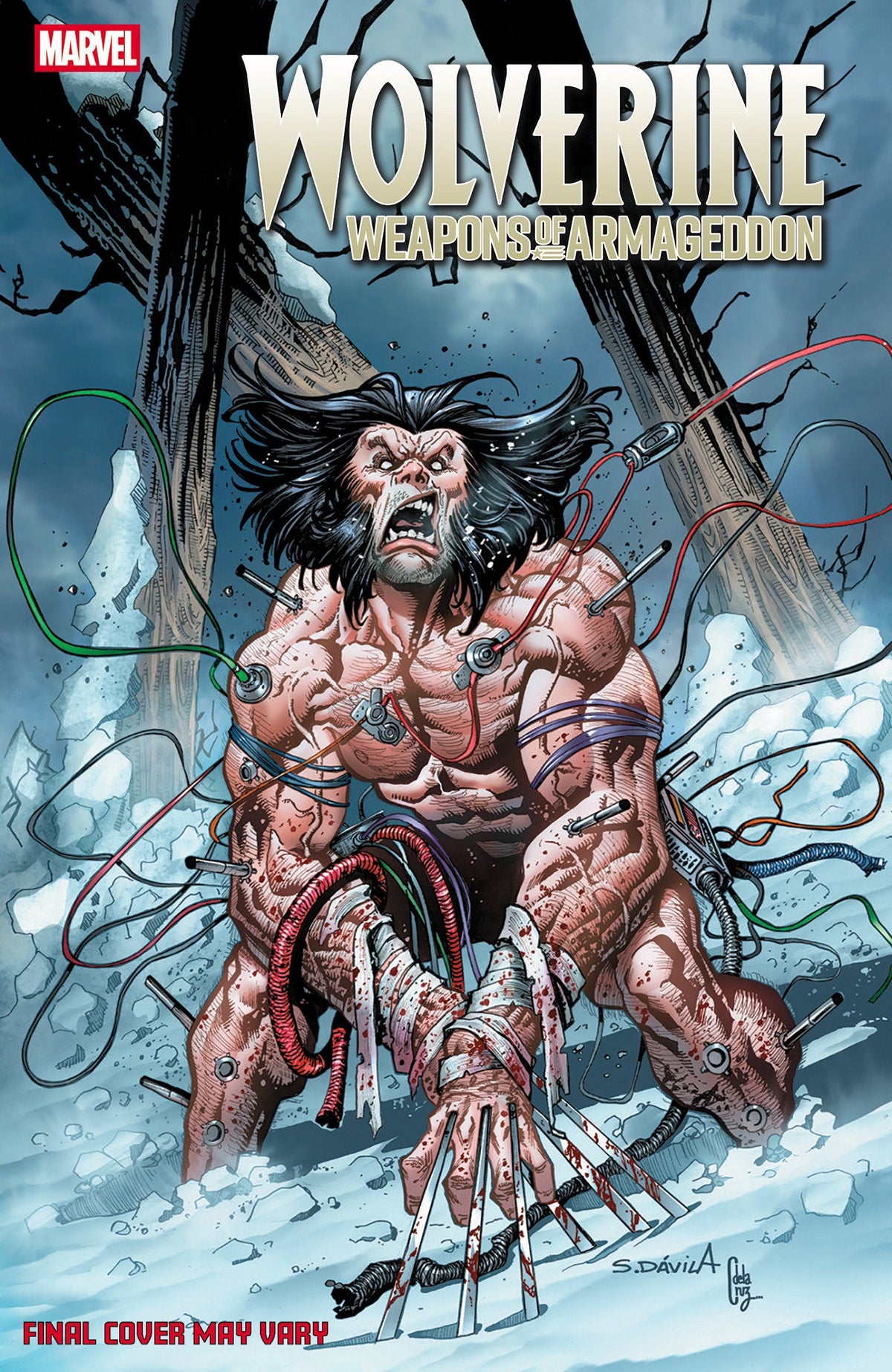 Wolverine: Armas del Armagedón #3 Portada alternativa de Sergio Davila