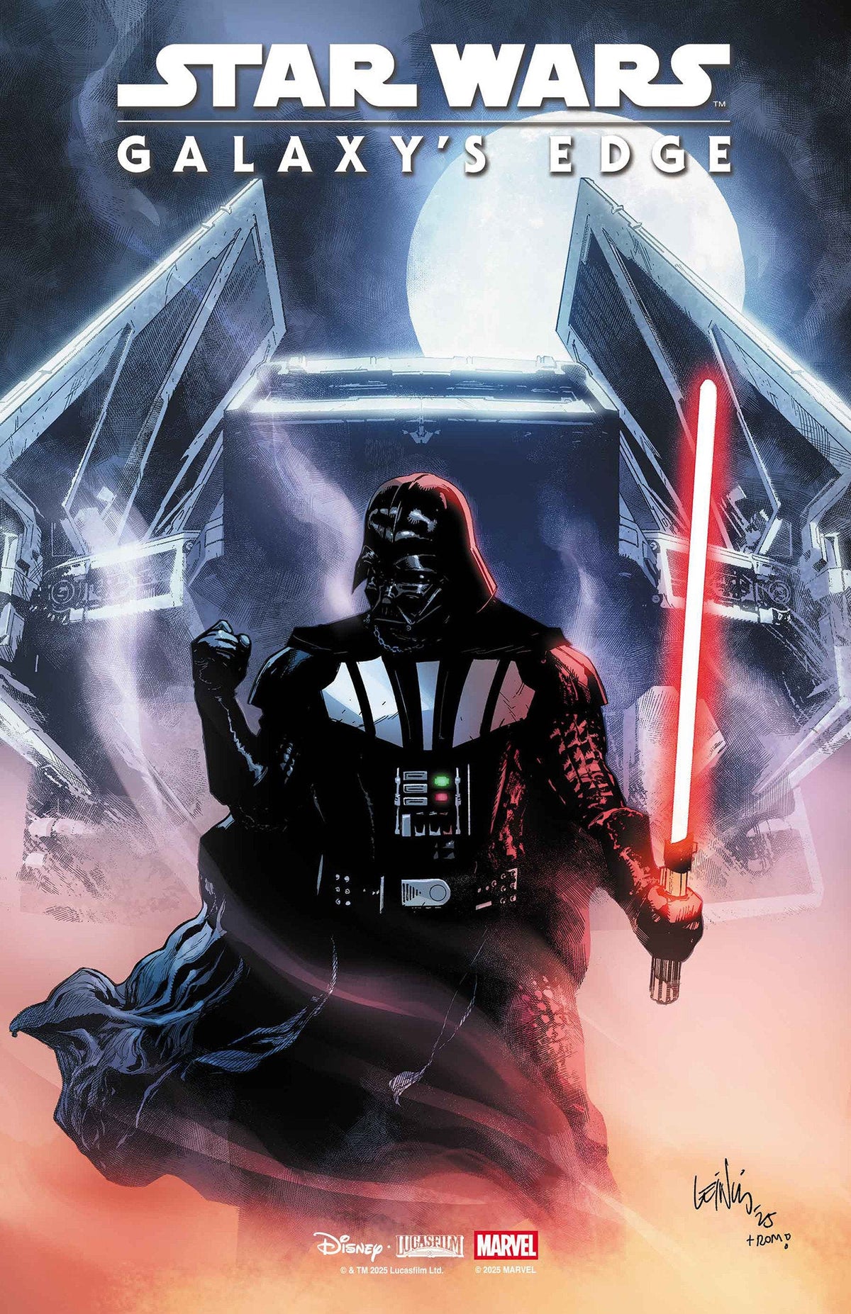 Star Wars: Galaxy's Edge Echoes Of The Empire #1 Variante de Darth Vader de Leinil Yu
