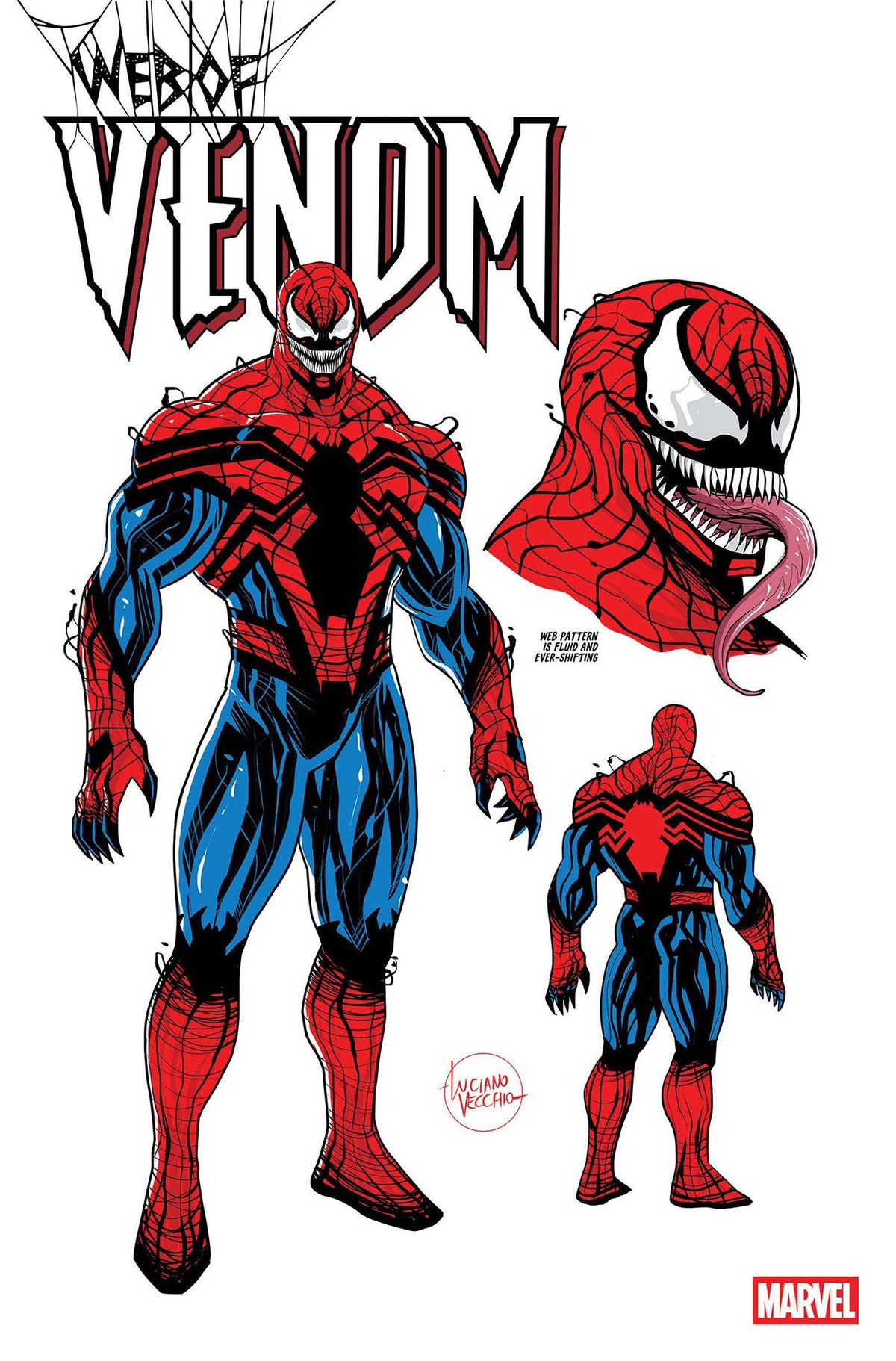 Web Of Venom #1 Luciano Vecchio Diseño Variante