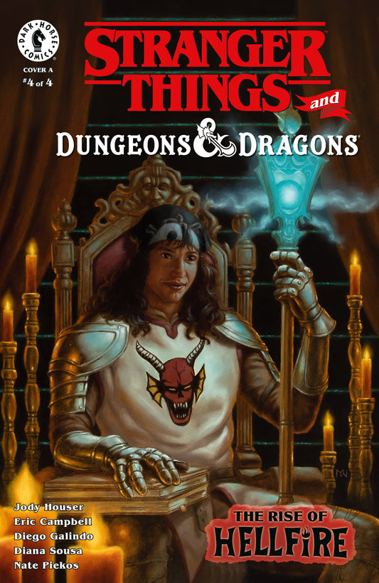 Stranger Things Dungeons &amp; Dragons Rise Of Hellfire #4 Portada de Wohl