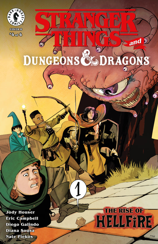 Stranger Things Dungeons &amp; Dragons Rise Of Hellfire #4 Portada B Piriz