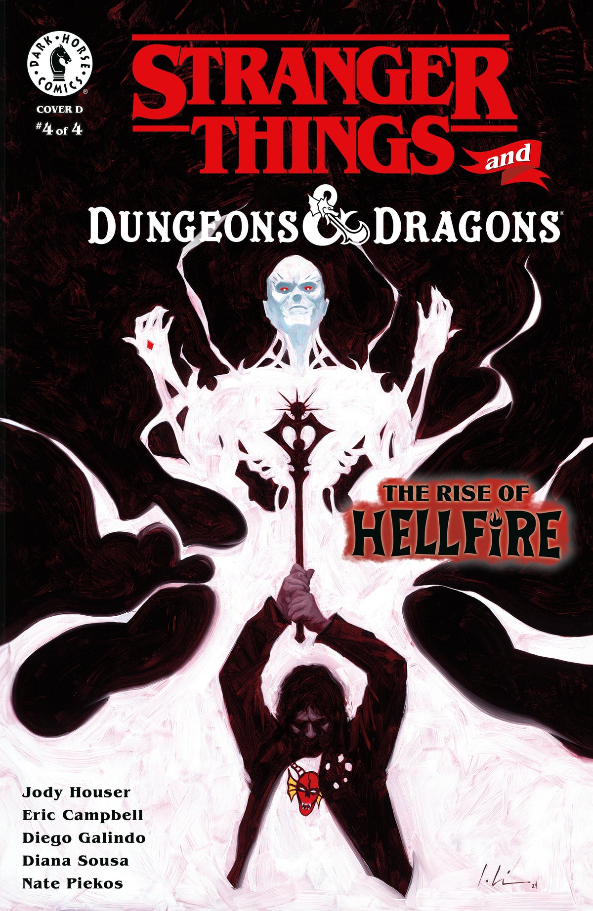 Stranger Things Dungeons &amp;amp; Dragons Rise of Hellfire #4 Portada D Wilson