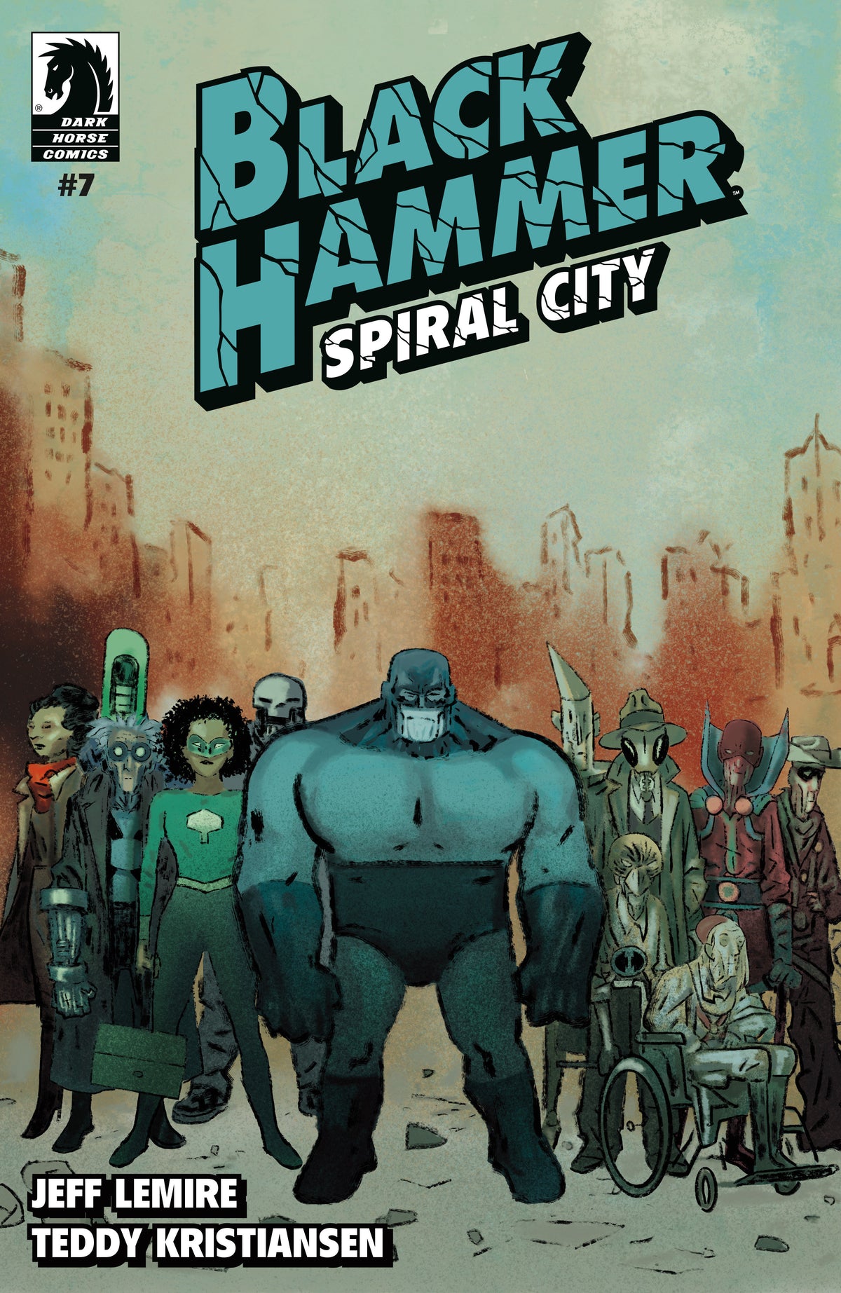 Black Hammer: Ciudad Espiral #7 (Cubierta A) (Teddy Kristiansen)