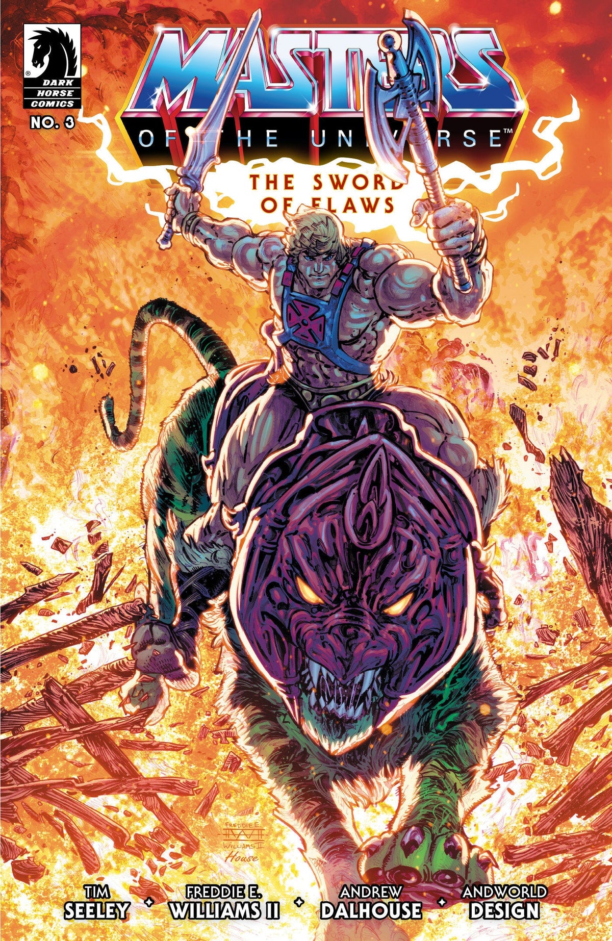 He-Man y los Amos del Universo #3: La Espada de los Defectos Parte 3 (Portada A) (Freddie E. Williams II)