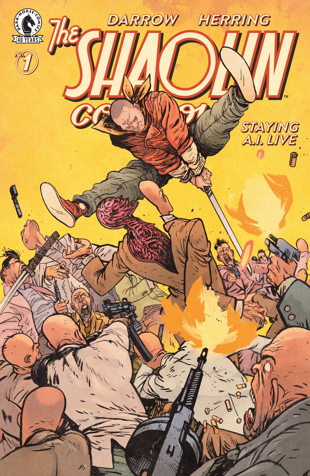 Shaolin Cowboy: Staying A.I.Live #1 (Cover D) (1:15) (Daniel Warren Johnson)