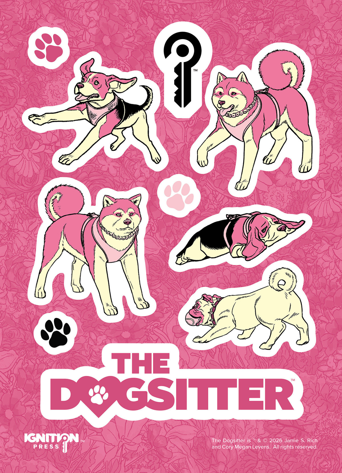 The Dogsitter #2 Sticker Sheet 10 Copy Pack 1 in 10