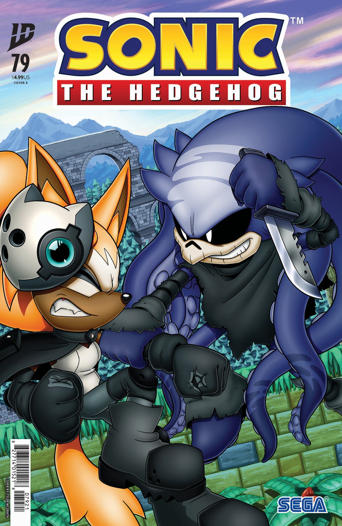 Sonic The Hedgehog #79 Variant B (Mcgrath)
