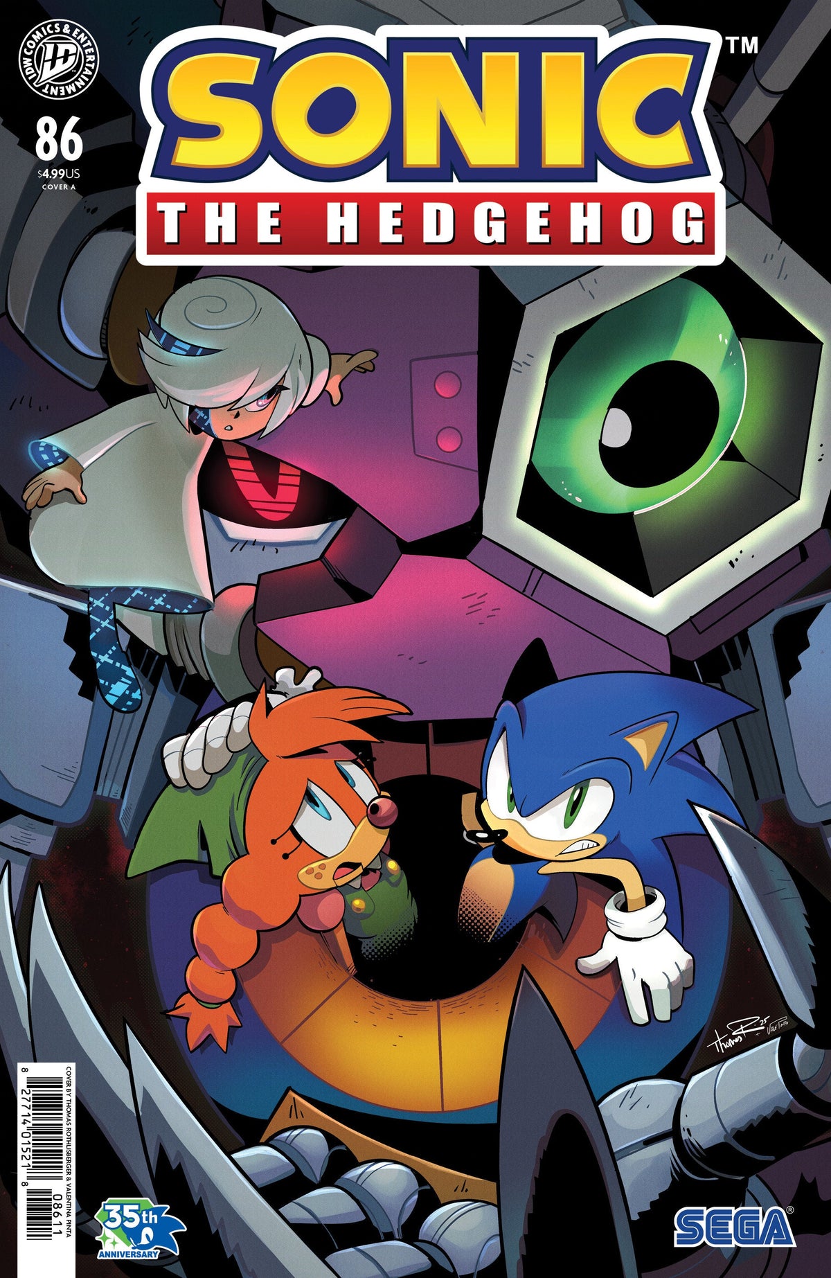 Sonic The Hedgehog #86 Portada A (Rothlisberger)