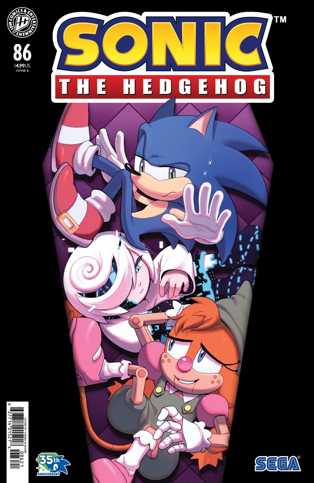 Sonic The Hedgehog #86 Variante B (Waschk)