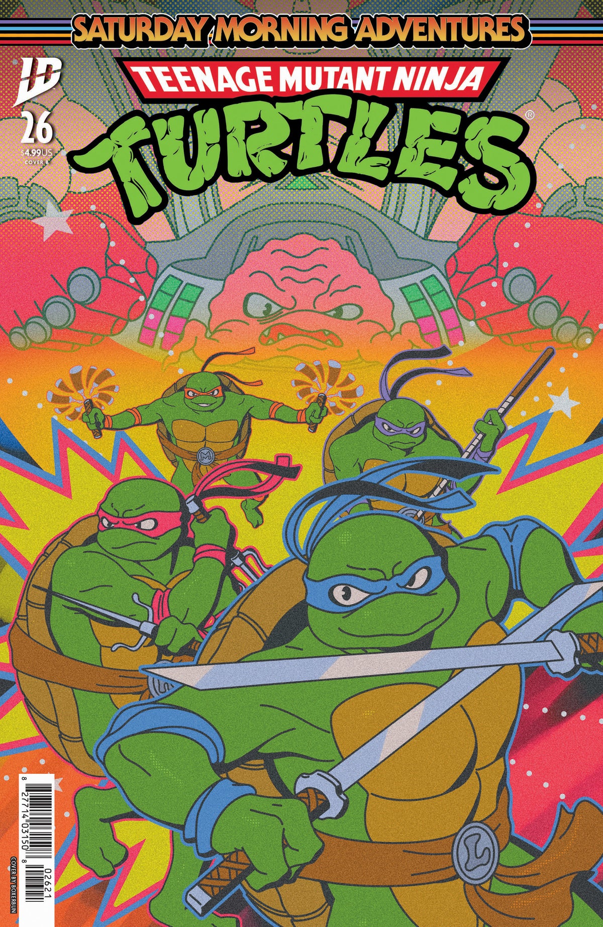 Teenage Mutant Ninja Turtles: Saturday Morning Adventures #26 Variant B (Boxerbun)