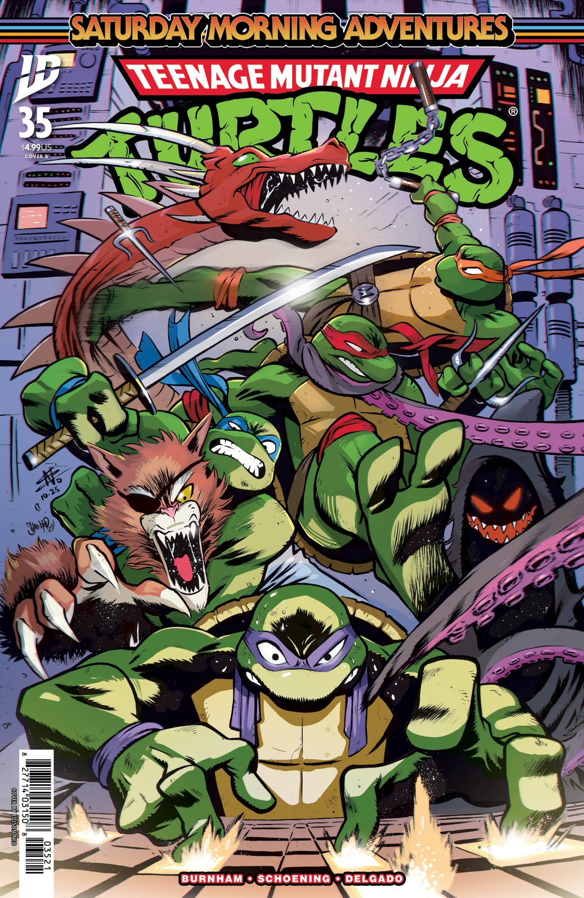 Teenage Mutant Ninja Turtles: Aventuras del Sábado por la Mañana #35 Variante B (Neo)