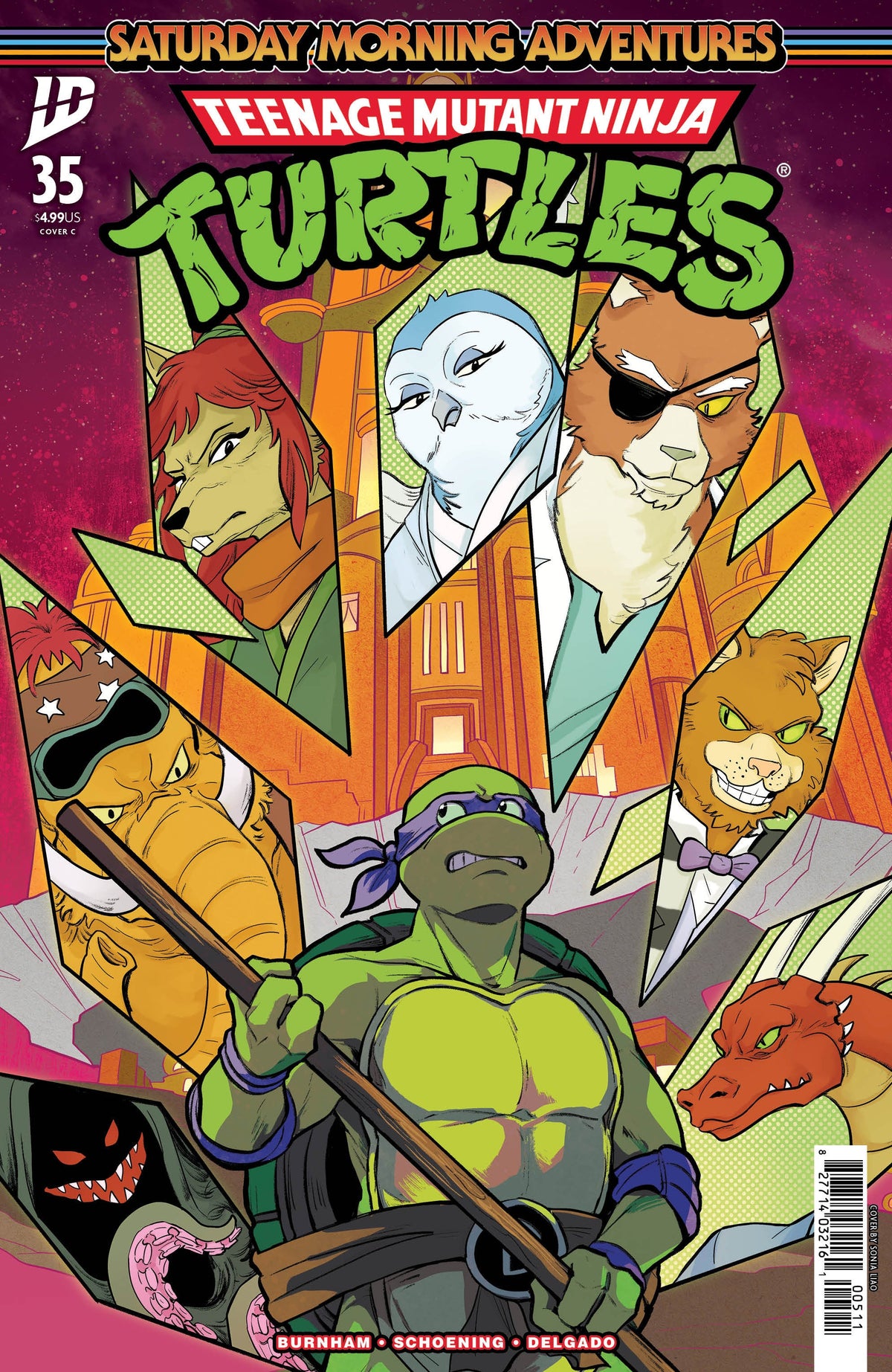 Las Tortugas Ninja: Aventuras de Sábado por la Mañana #35 Variante C (Liao)