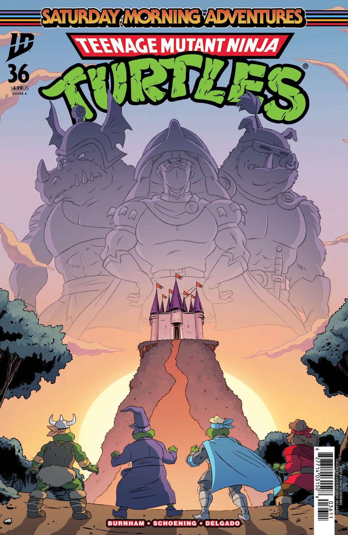Las Tortugas Ninja: Aventuras del sábado por la mañana #36 Portada A (Schoening)