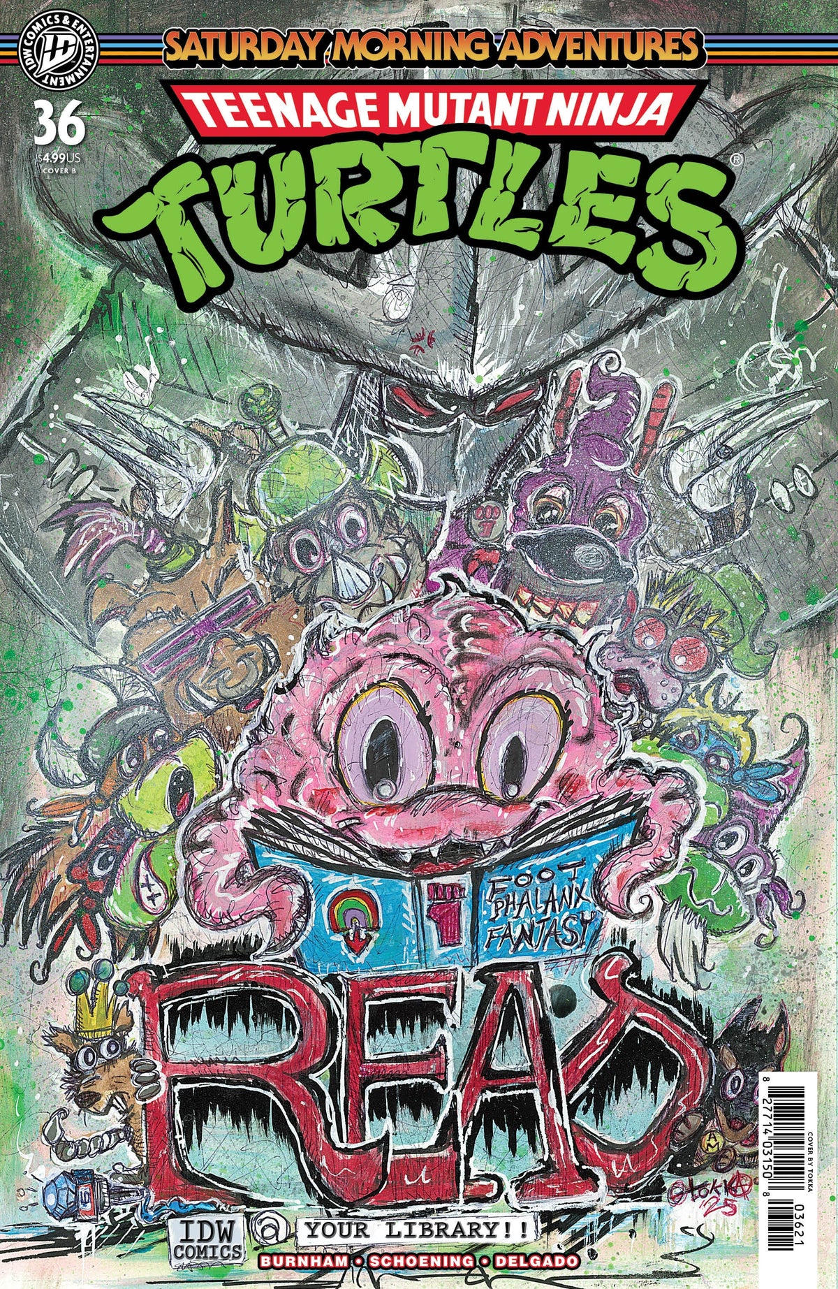 Teenage Mutant Ninja Turtles: Aventuras Matutinas del Sábado #36 Variante B (T Ok Ka)