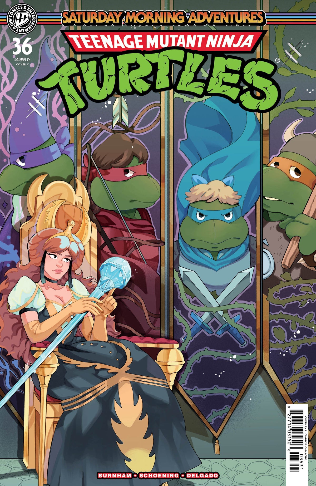 Teenage Mutant Ninja Turtles: Saturday Morning Adventures #36 Variante C (Camacho)