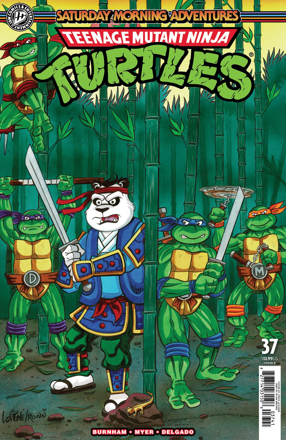 Teenage Mutant Ninja Turtles: Saturday Morning Adventures #37 Variant D Foil (Lavigne)