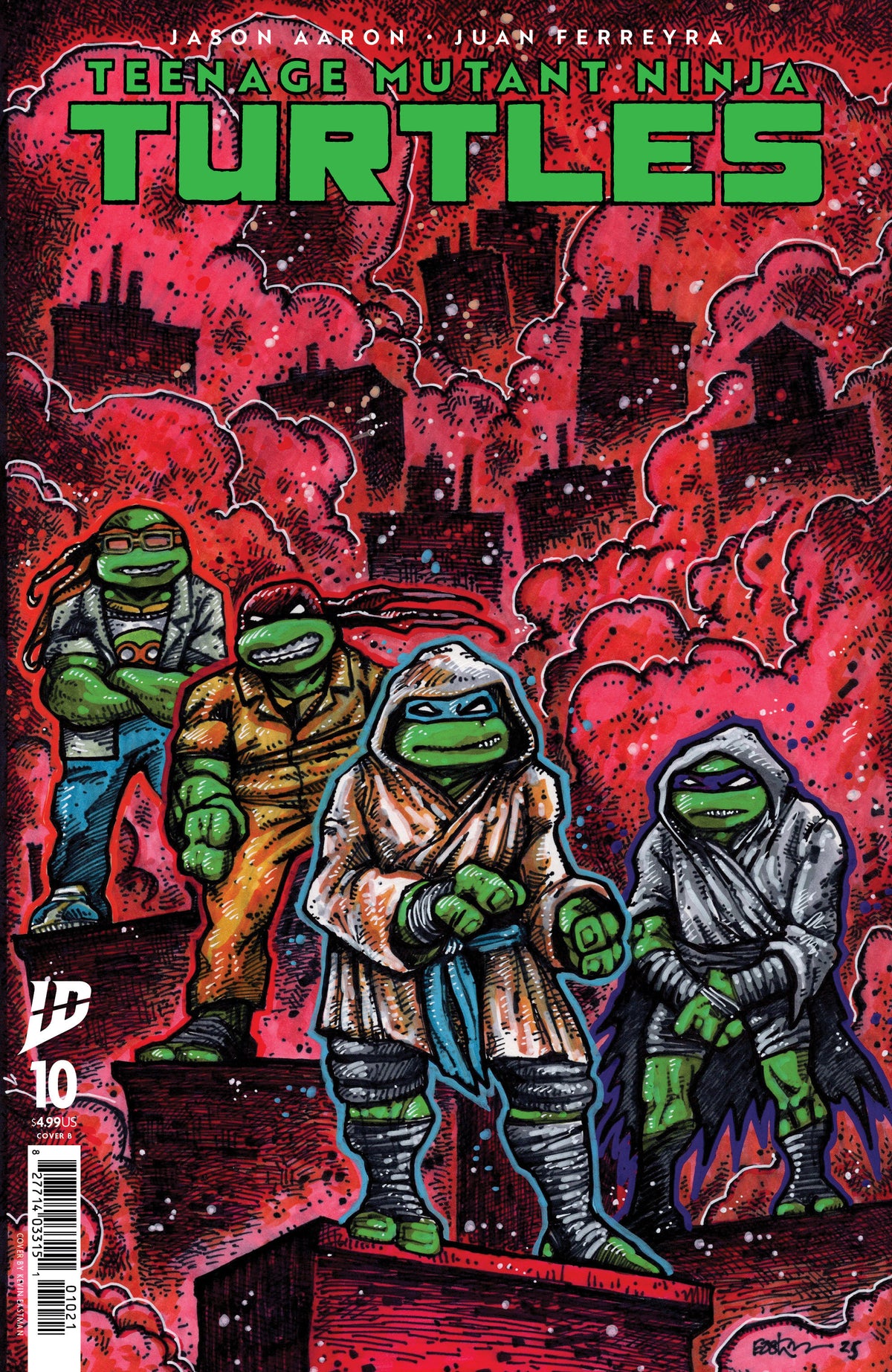 Tortugas Ninja Adolescentes Mutantes #10 Variante B (Eastman)