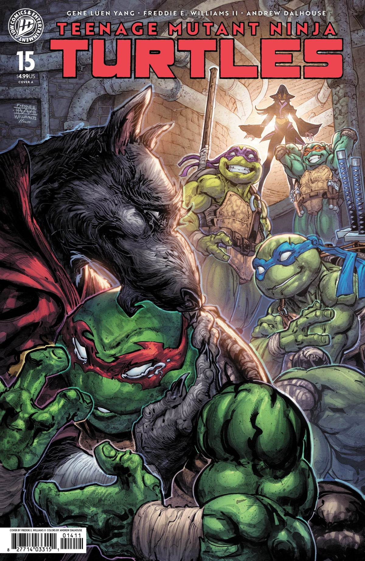 Teenage Mutant Ninja Turtles #15 Portada A (Williams II)