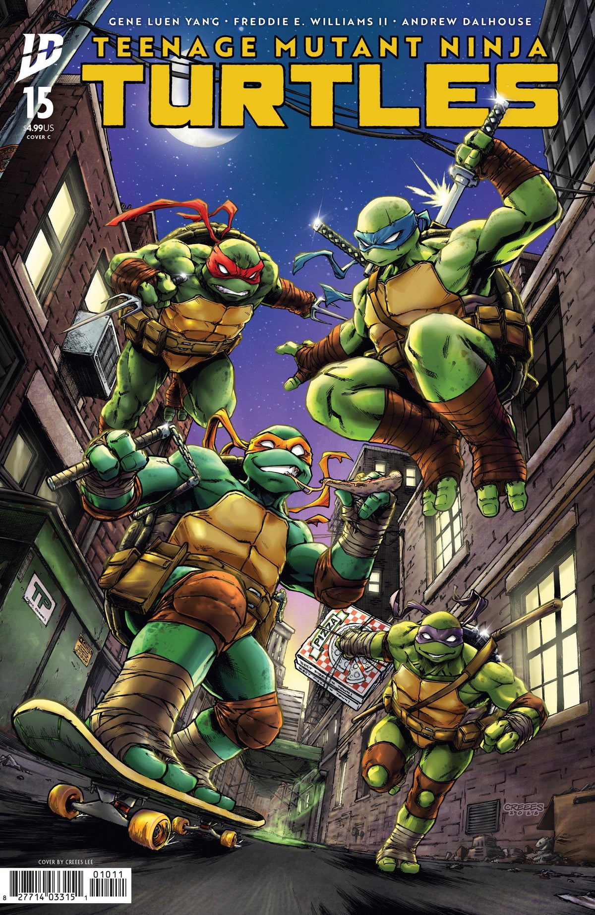 Teenage Mutant Ninja Turtles #15 Variante C (Creees Lee)