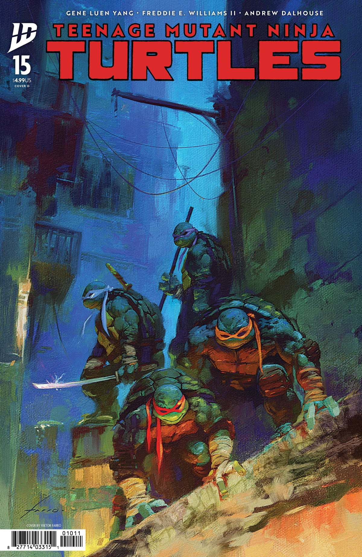 Teenage Mutant Ninja Turtles #15 Variante D (Farro)