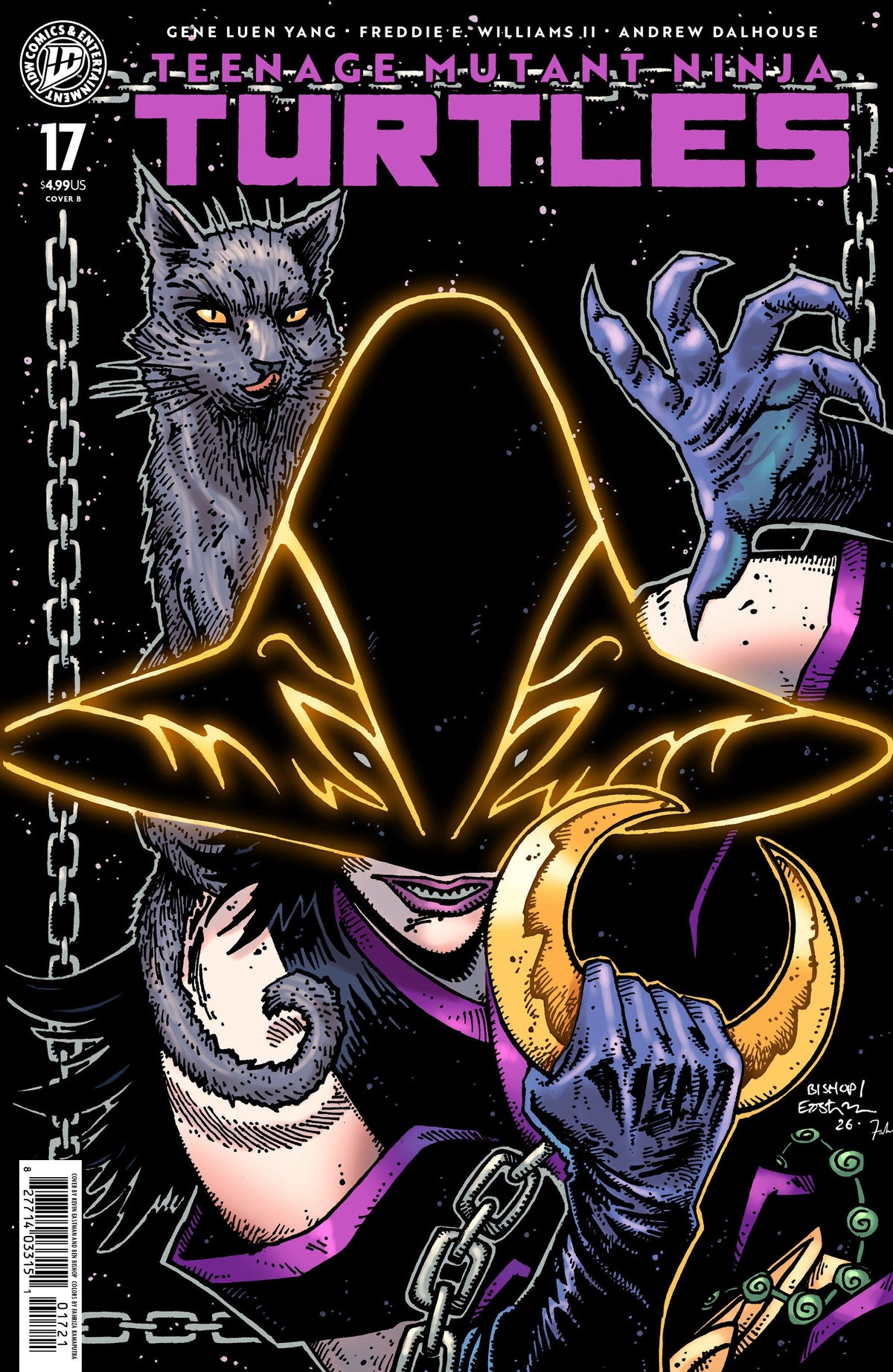 Las Tortugas Ninja Mutantes Adolescentes n.º 17 variante B (Eastman y Bishop)