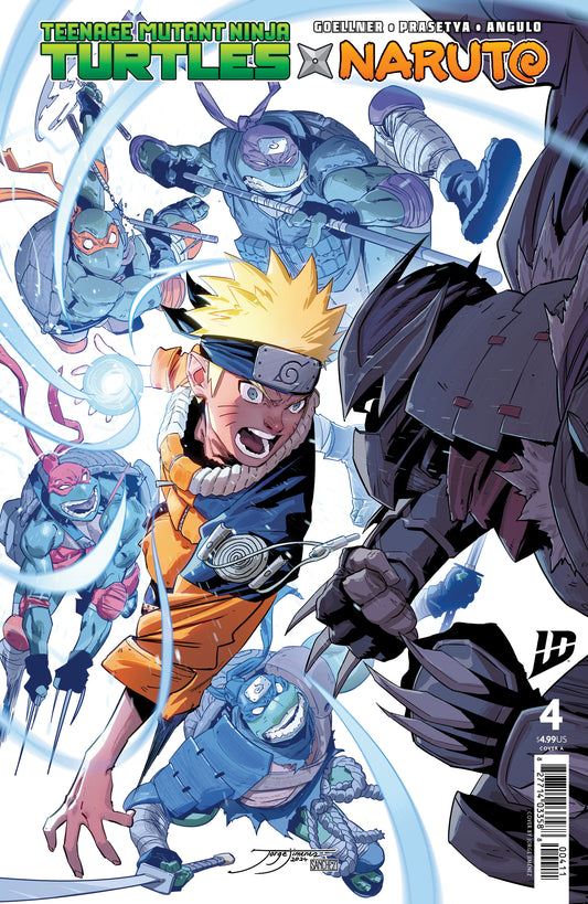 Tortugas Ninja Adolescentes Mutantes X Naruto #4 Portada A (JiméNez)