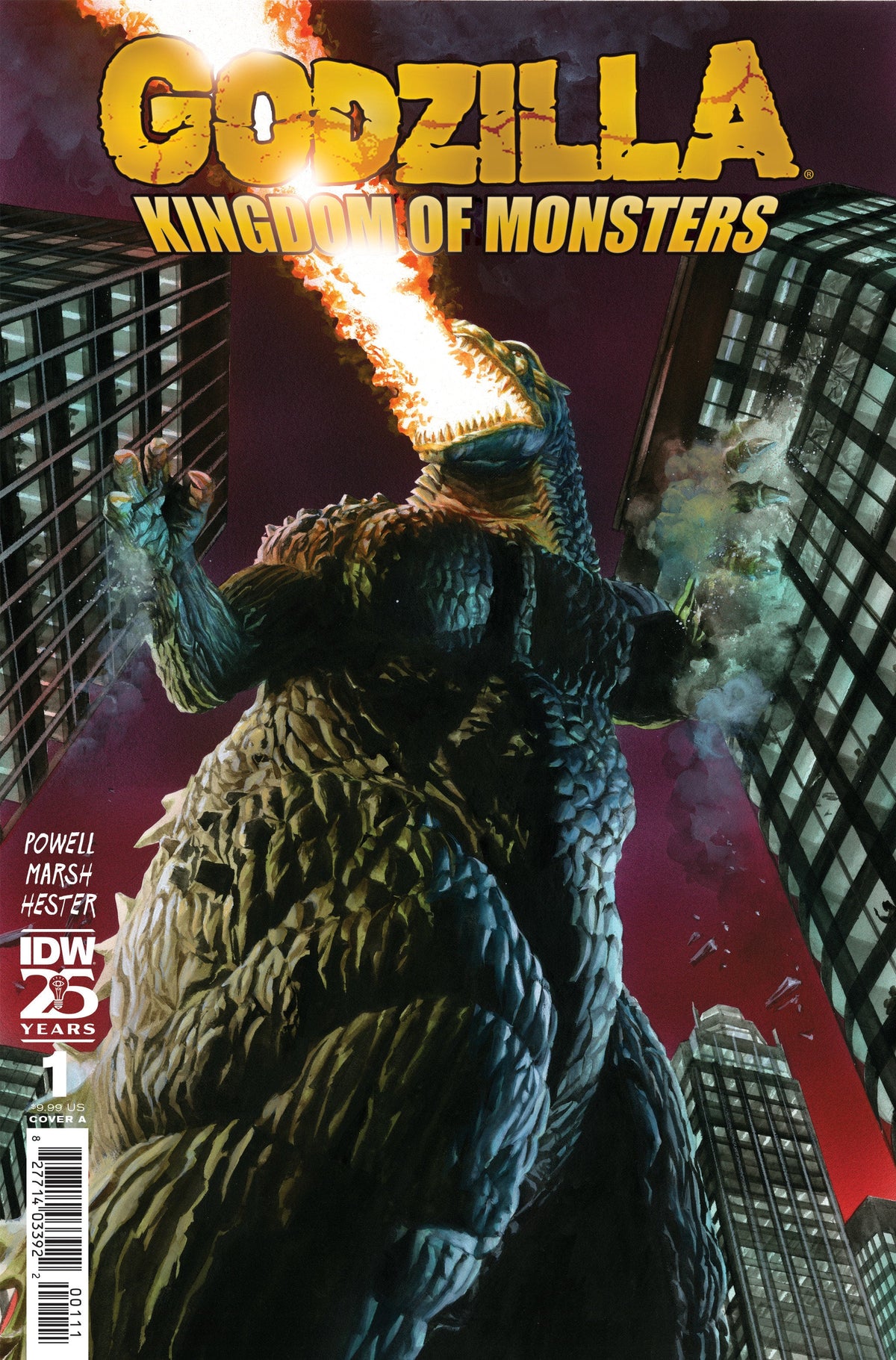 Godzilla 70th Anniv Foil Kingdom Of Monsters #1