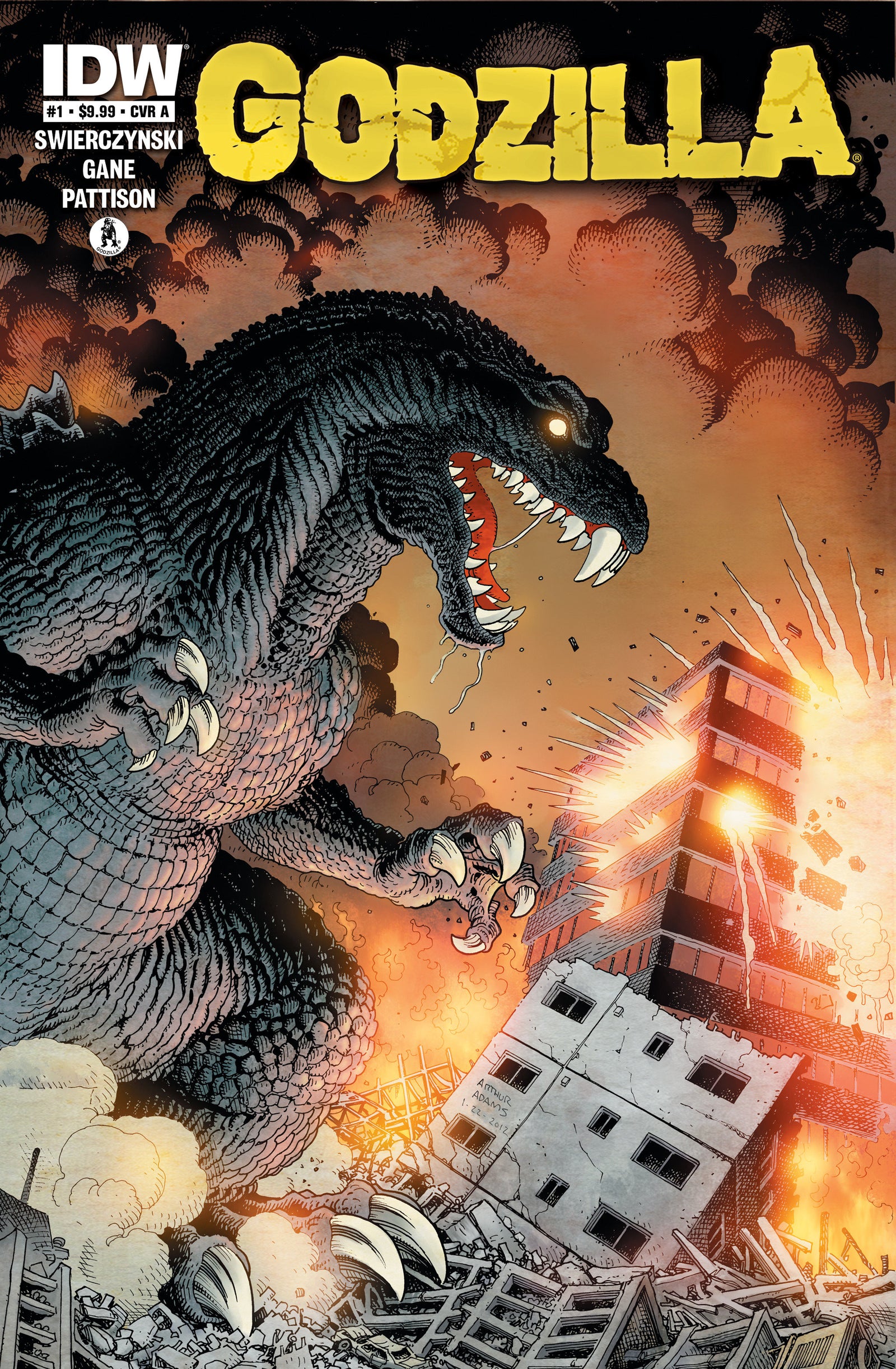 Clásicos de láminas del 70.º aniversario de Godzilla n.º 1