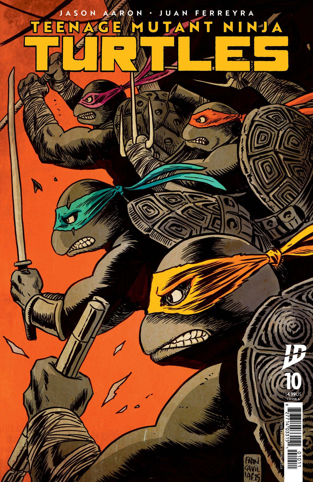 Tortugas Ninja Adolescentes Mutantes #10 Variante D (Francavilla)