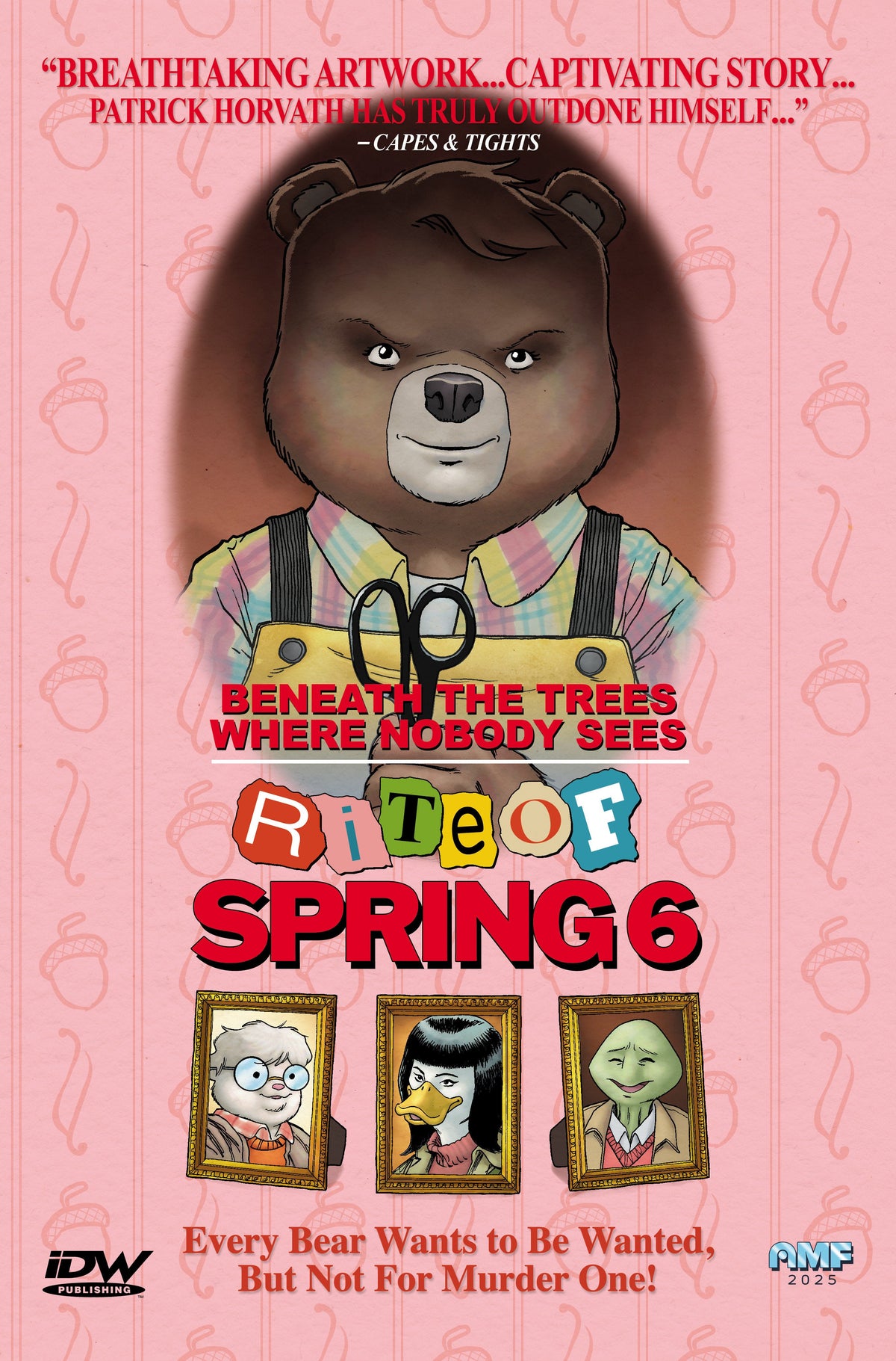 Bajo los árboles donde nadie ve: Rito de primavera #6 Variantes B (Portadas homenaje a películas de Fleecs)