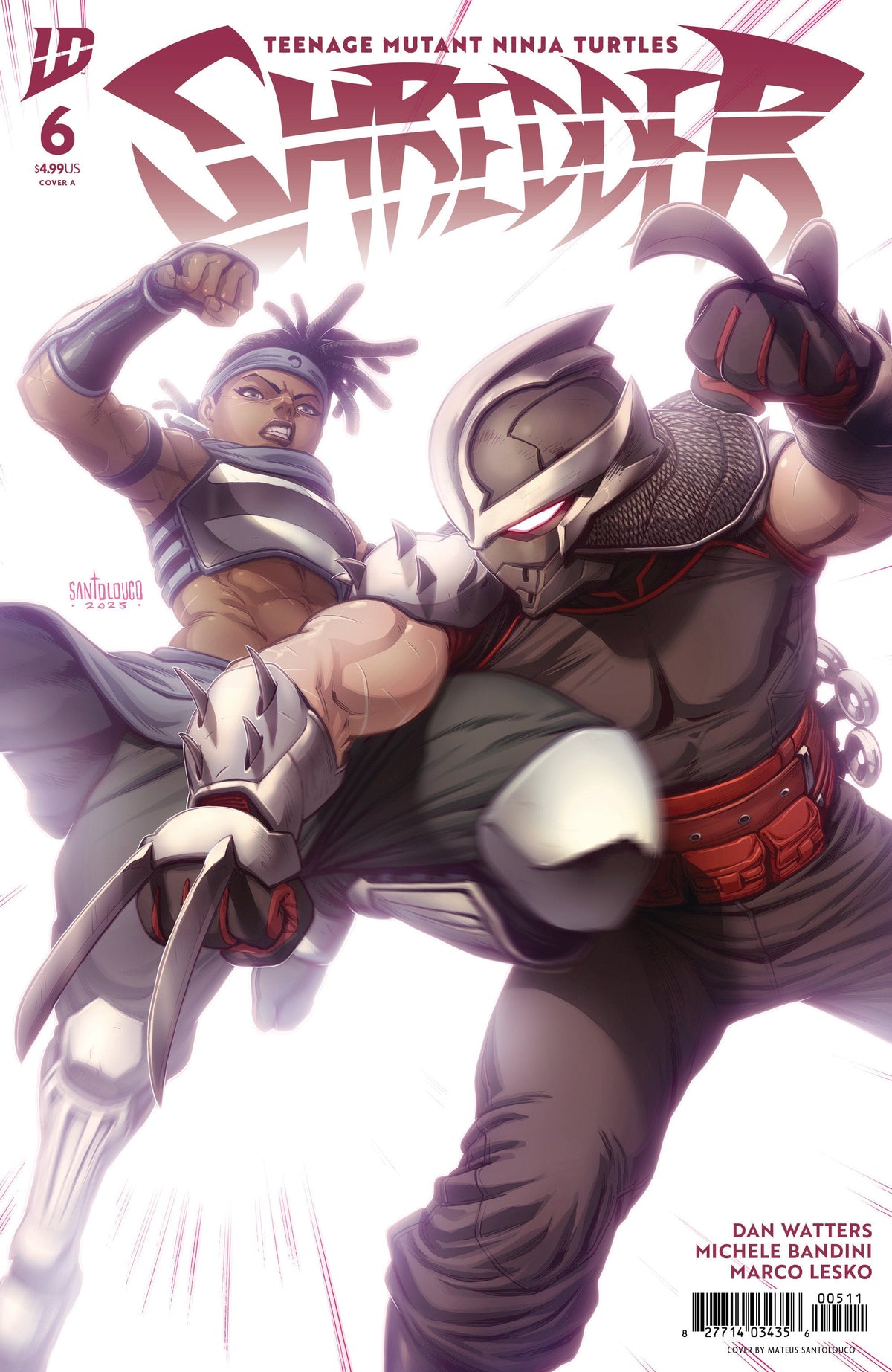Tortugas Ninja Adolescentes Mutantes: Shredder #6 Portada A (Santolouco)