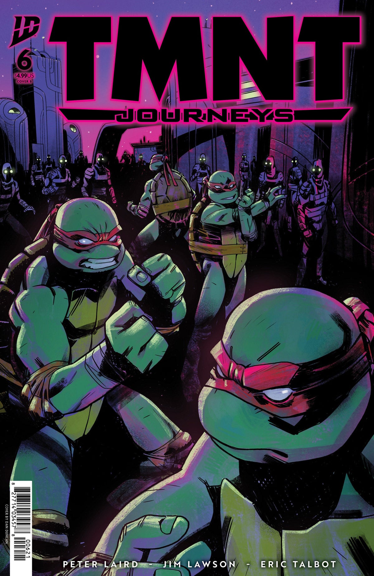 Teenage Mutant Ninja Turtles: Journeys #6 Portada Variante B (Duncan)