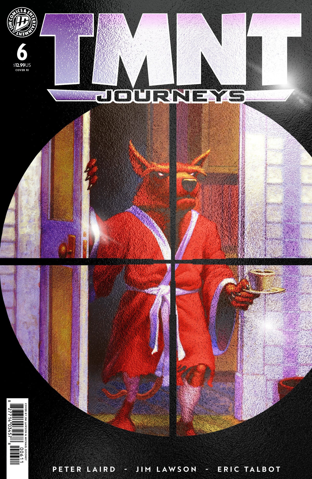 Teenage Mutant Ninja Turtles: Journeys #6 Portada alternativa Ri (10) Foil (Dooney & Lawson)