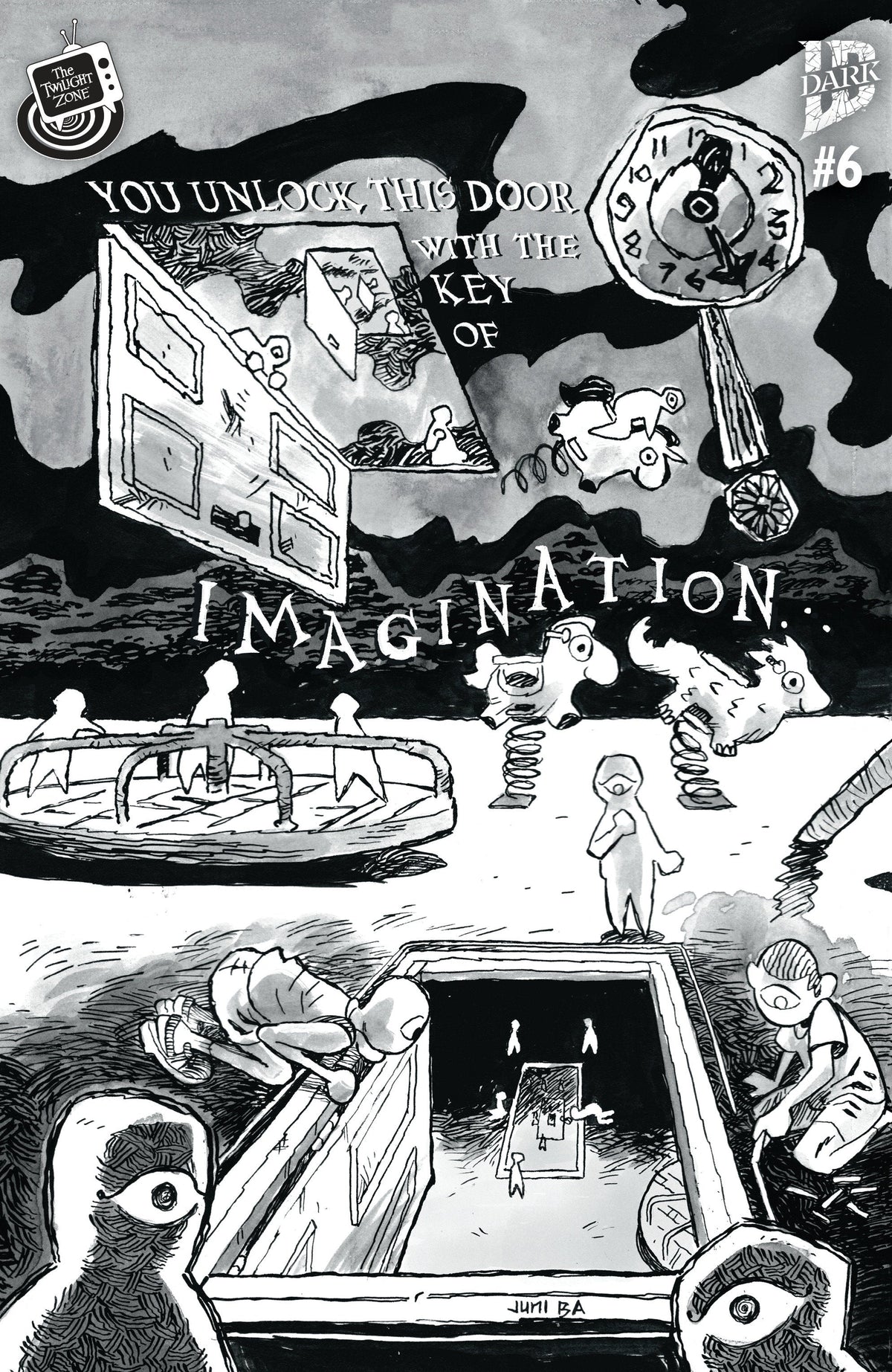 The Twilight Zone #6 Variant B (Ba Connecting Cover)