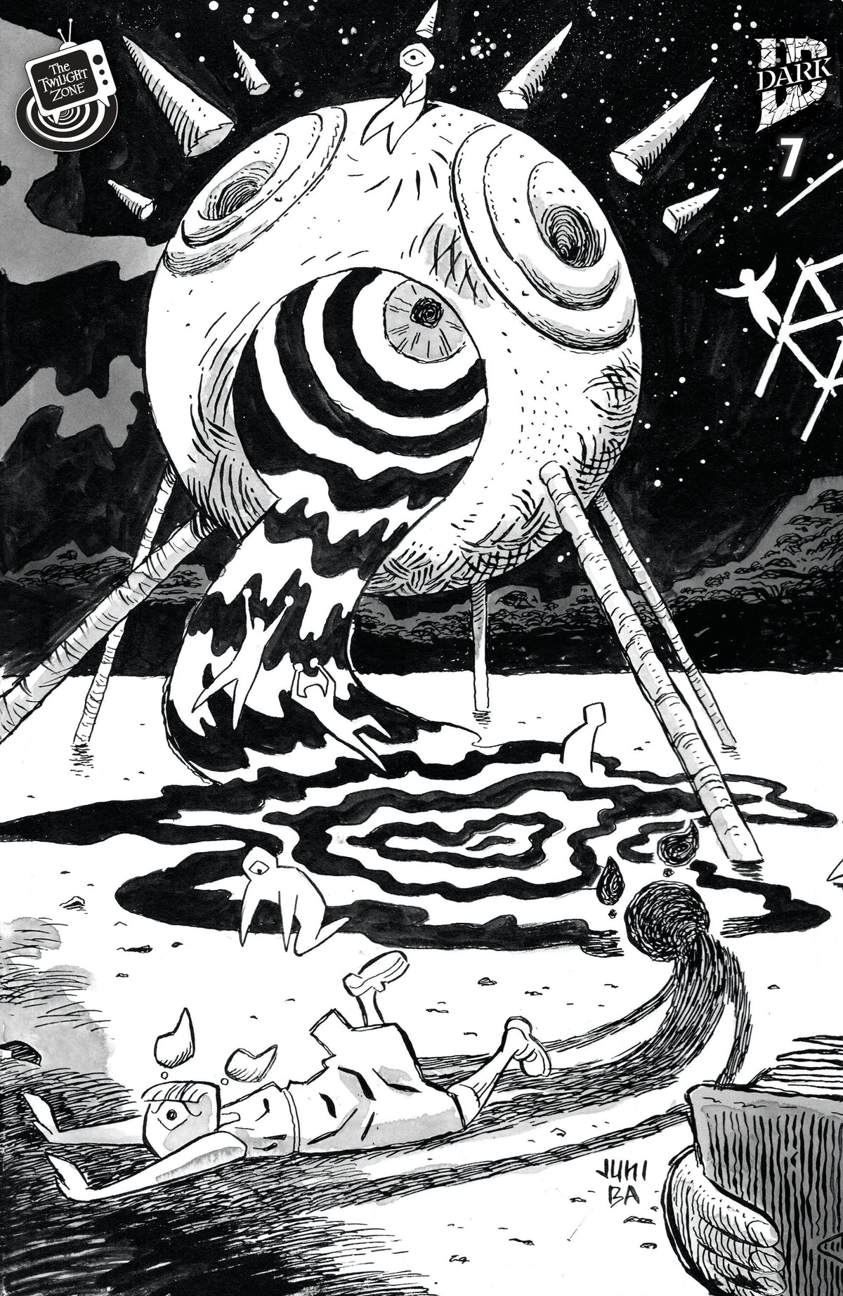 The Twilight Zone #7 Variant B (Ba Connecting Cover)