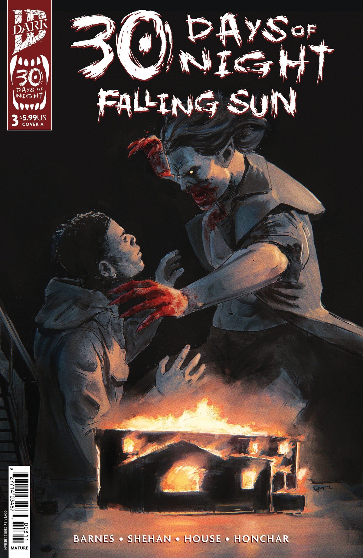 30 días de noche: Sol naciente #3 Portada A (Shehan)
