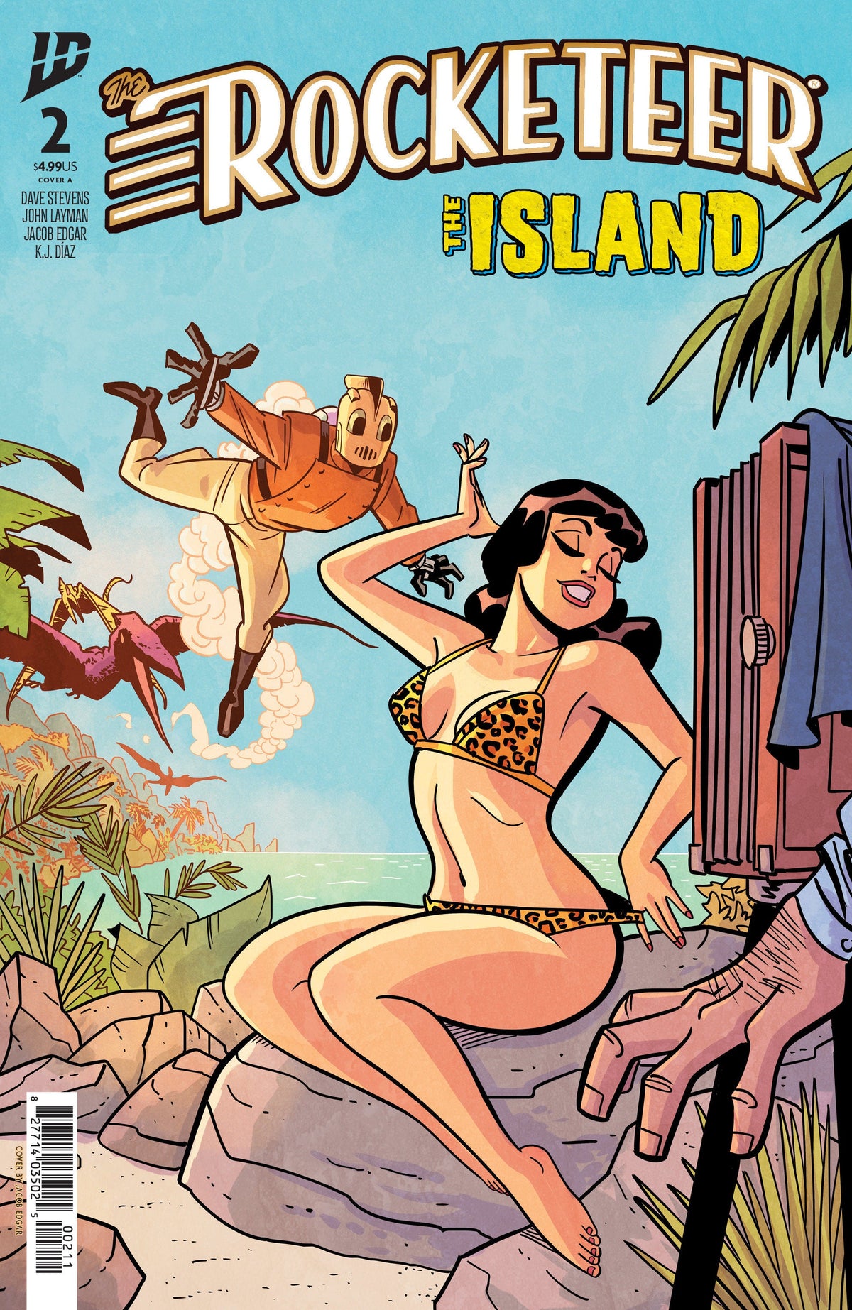 The Rocketeer: La Isla #2 Portada A (Edgar)