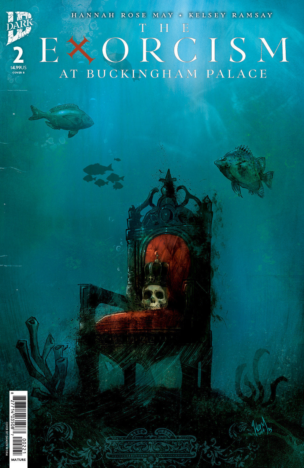 El Exorcismo en el Palacio de Buckingham #2 Variante B (Damien Worm)
