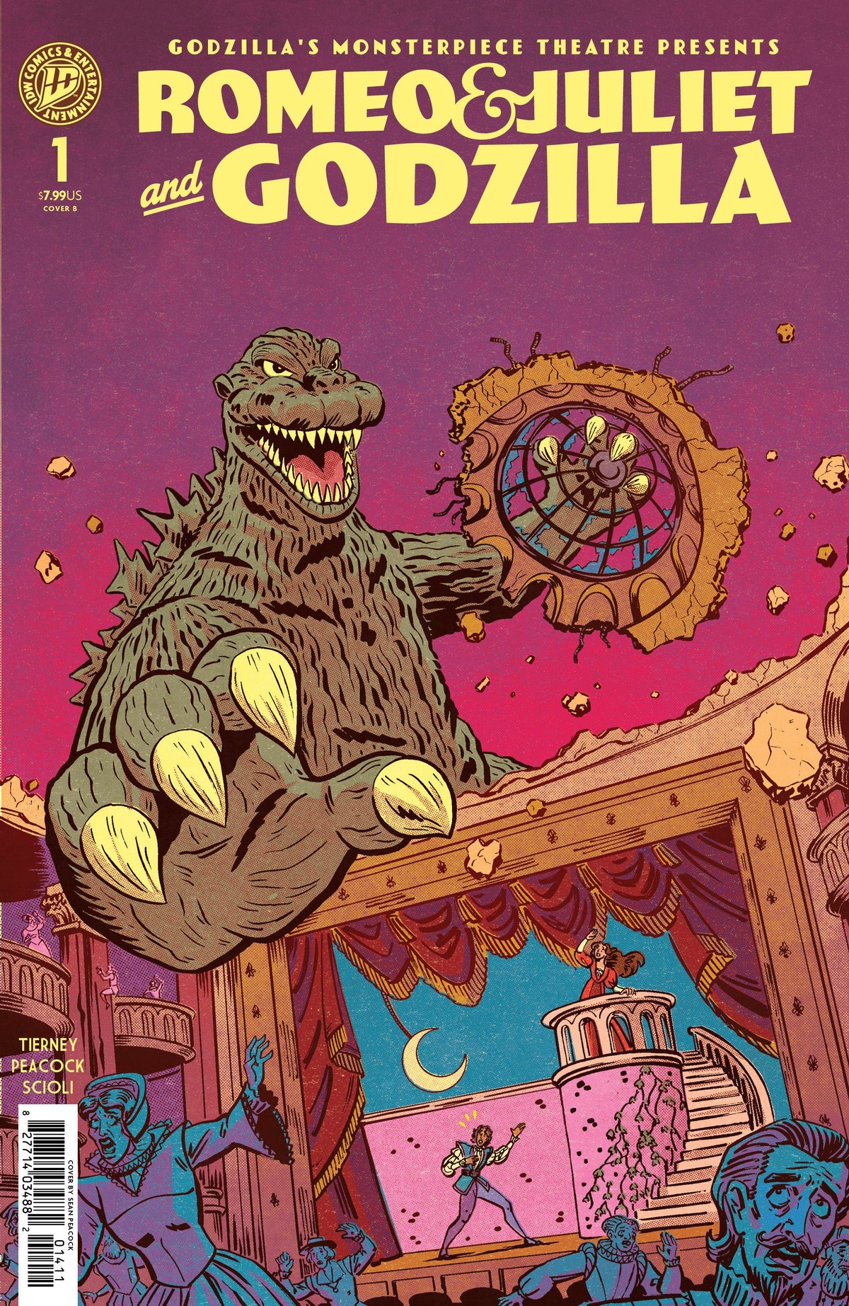 El Teatro Monstruoso de Godzilla Presenta: Romeo y Julieta y Godzilla Variante B (Pavo Real)