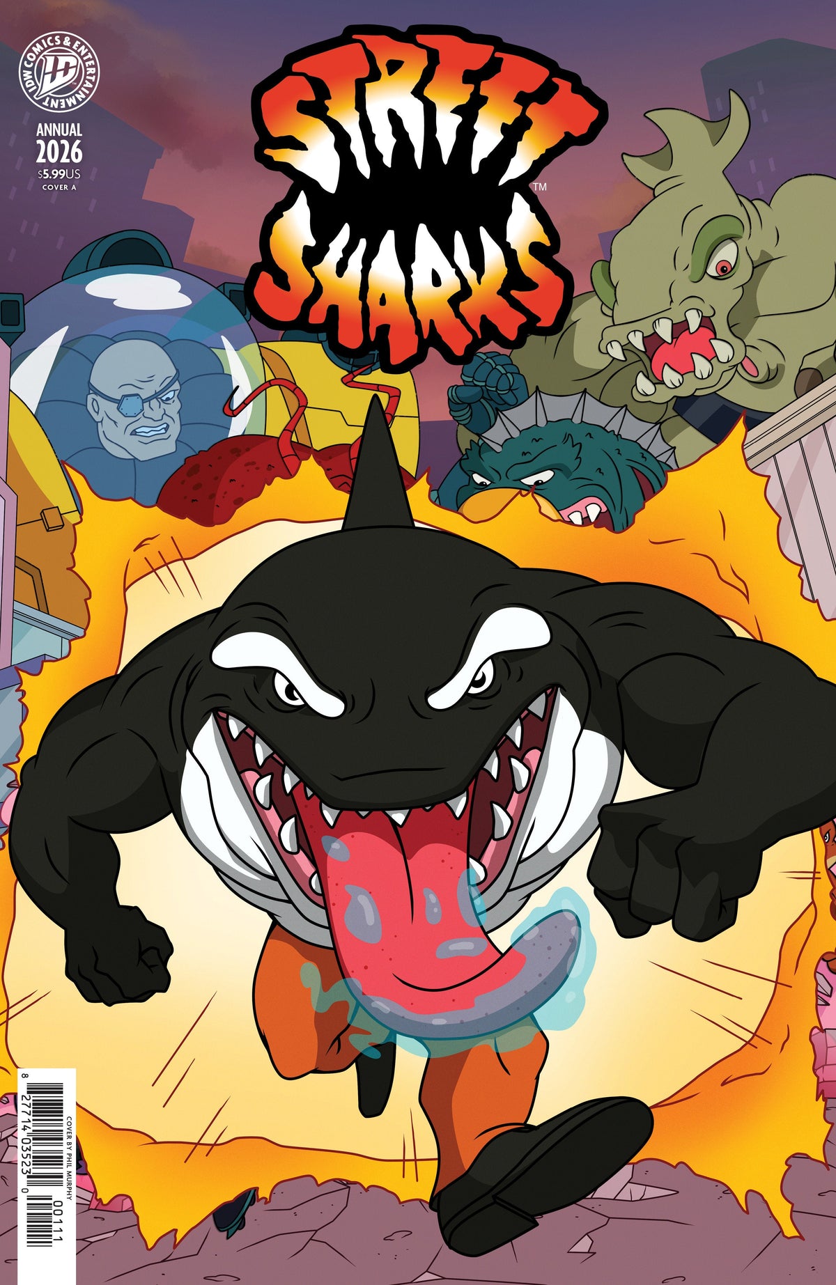 Street Sharks: Anuario 2026 Portada A (Murphy)