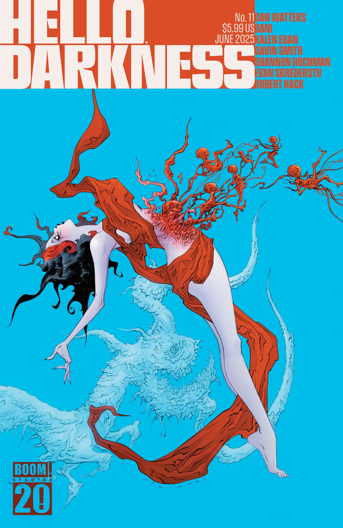 Hola Oscuridad #11 D Boom Variante del 20.º aniversario (Vestido, Lee y Chung)