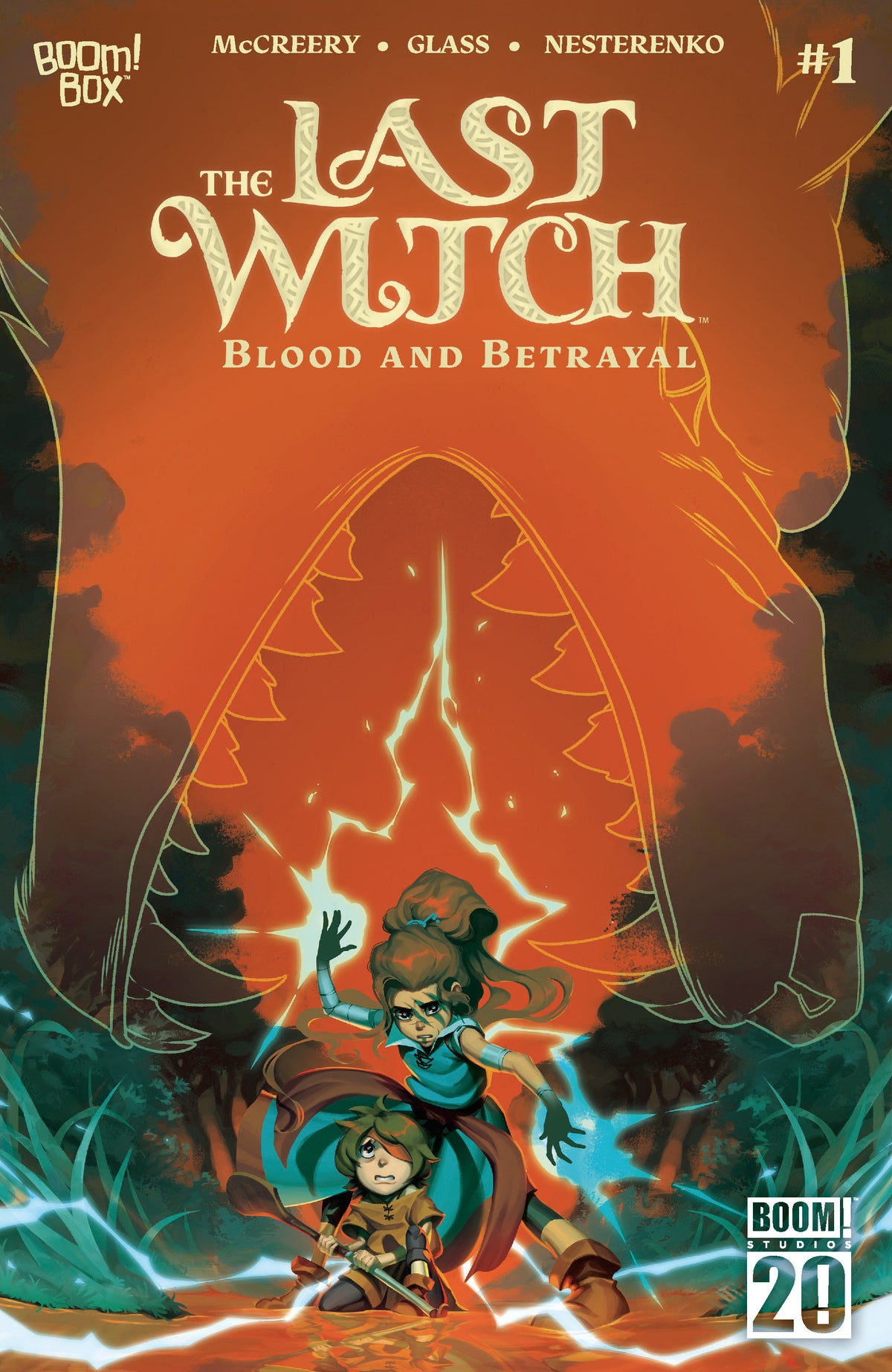 The Last Witch: Blood &amp; Betrayal #1 A Main (Dressed, Glass)