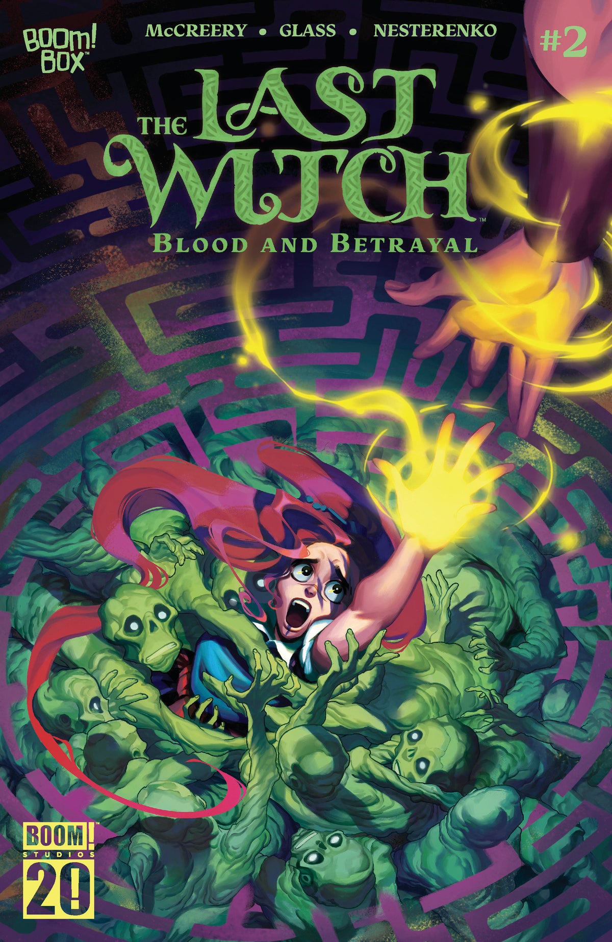 The Last Witch: Blood &amp; Betrayal #2 A Main (Dressed, Glass)