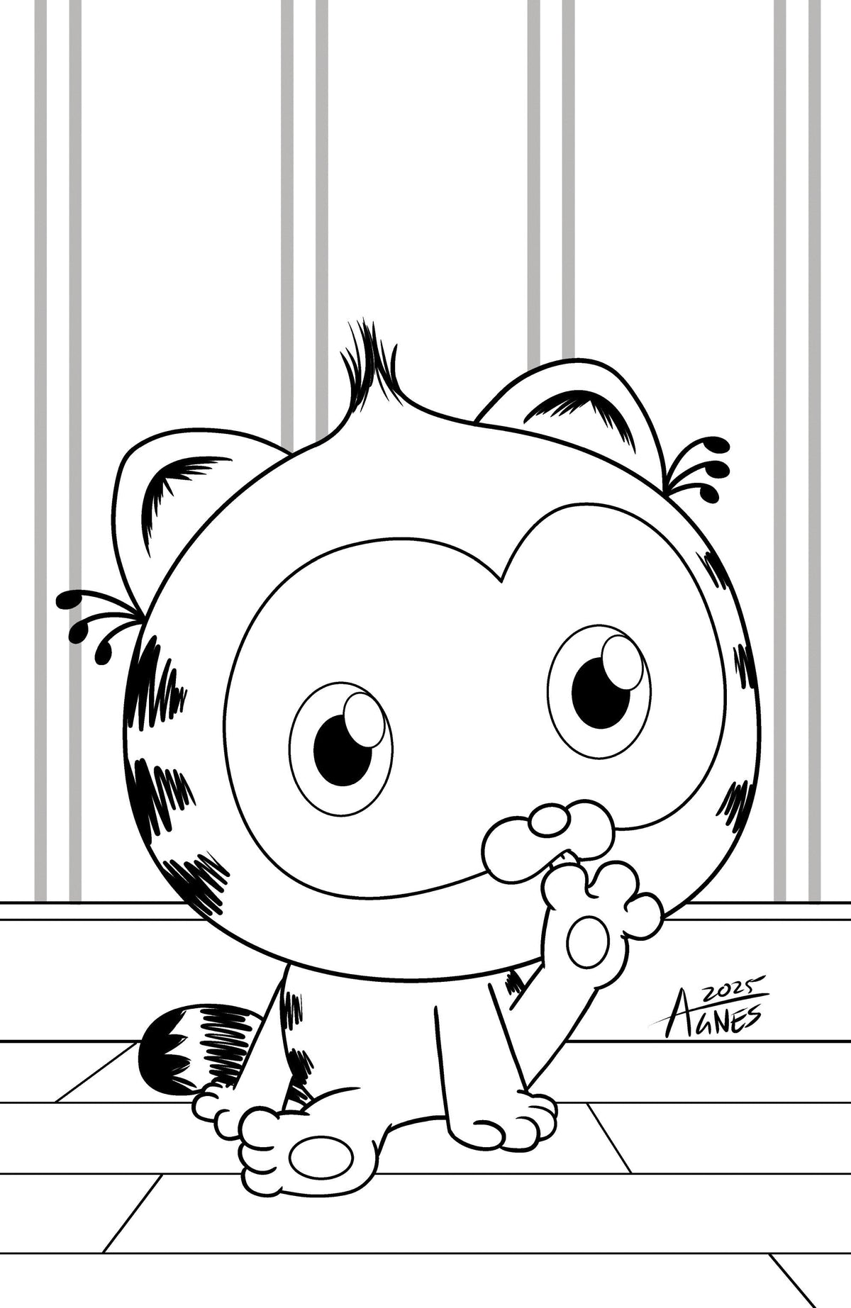 Baby Garfield #1 E 1 in 10 Variant Edition (Full Art, Garbowska)